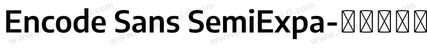 Encode Sans SemiExpa字体转换
